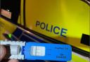 A driver was reported for motoring offences after being stopped on the A92.