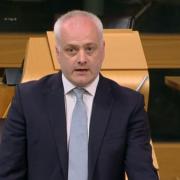 Green MSP Mark Ruskell takes part in the Holyrood debate on social care.