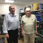 MSP Alex Rowley recently visited Benarty Foodbank.