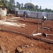 The vocational education centre in Eldorit, Kenya, is beginning to take shape.