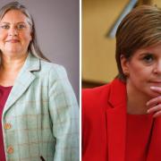 Mid Scotland and Fife MSP Roz McCall and First Minister Nicola Sturgeon.