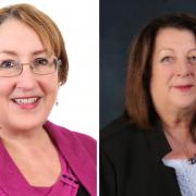 Cowdenbeath MSP Annabelle Ewing, left, and Lochgelly, Cardenden and Benarty councillor Linda Erskine.