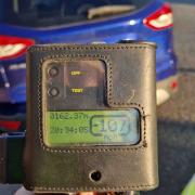 Police stopped a driver going 107mph on the A92. Image: Road Policing Scotland Twitter