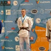 James Rutherford won gold at Commonwealth Judo Championships.