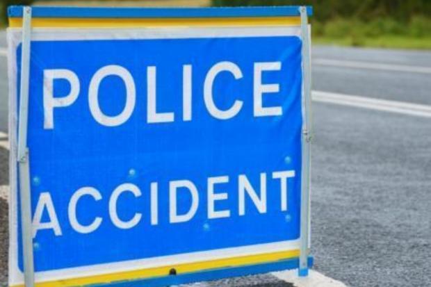 The crash caused delays between Kelty and Cowdenbeath this morning.