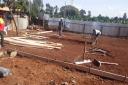 The vocational education centre in Eldorit, Kenya, is beginning to take shape.