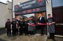 The Butchers Market in Kelty was opened by Cllr Alex Campbell. Photo: David Wardle