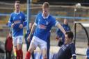 Scott Sinclair posed a threat for the Blues but they could only watch as Spartans won 1-0 to secure the Lowland League title.