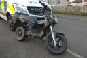 Police officers seized a vehicle in Kelty.