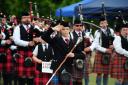 Benarty Pipe Band and Highland Dancing. Photo: David Wardle