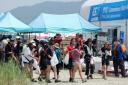 The scout camping site in Buan (Chung Gyeong-jae/Yonhap via AP)