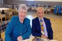 Councillor Mary Lockhart is pictured with Rotary Club vice-president Hank John, who stood in for president John Gilfillan while he is in Kenya.