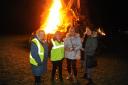 Cardenden community bonfire and fireworks. (Photo by David Wardle)