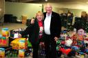 Provost of Fife Jim Leishman, pictured with Sandra Beveridge from Dunfermline Foodbank, was one of many who kindly contributed to the Christmas Toy Appeal last year.