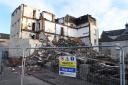 Demolition of the flats in Lochgelly got underway at the end of last week.