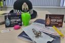 The safety packs which aim to keep people in Cowdenbeath safe over the festive period.