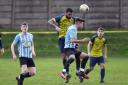 Action from Crossgates Primrose's victory over Hutchie Vale.