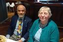 The Rotary Club's senior vice-president Hank John, with Wilma Aitchison, of Street Pastors.