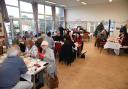 Christmas meal at the Corrie Ctr in Cardenden (Photo by David Wardle)