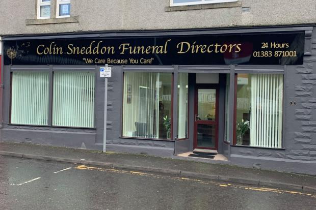 Colin Sneddon Funeral Directors in Cowdenbeath.