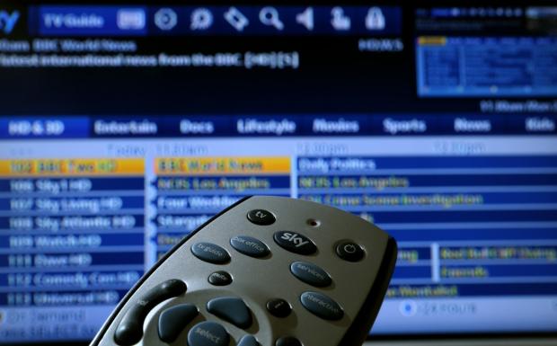 Central Fife Times: Sky TV remote and TV guide (PA)