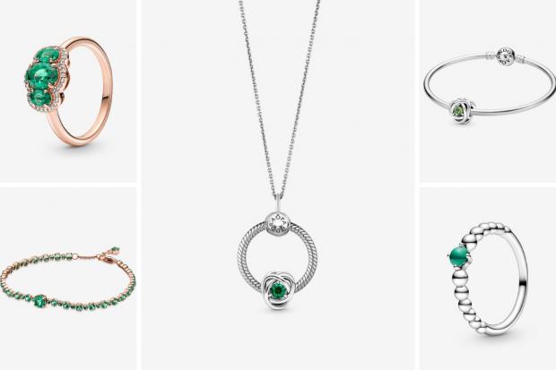 Central Fife Times: Emerald jewellery at Pandora. Credit: Pandora
