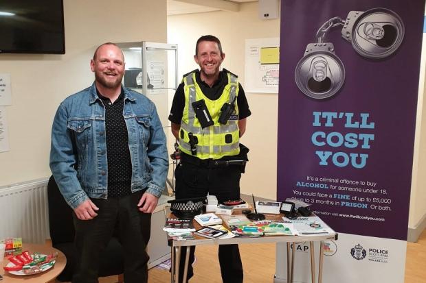 Police held their 'cuppa with a copper' events in Benarty, Cowdenbeath and Lochgelly.