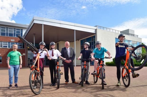 ACTIVE: Following the successful pilot at Lornshill, Alloa Academy is also set to launch an active travel hub for pupils