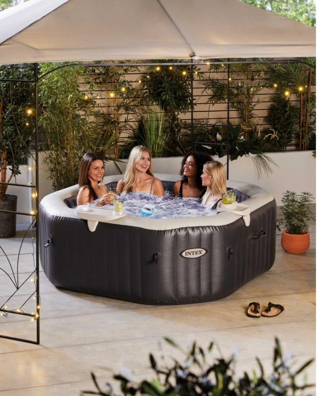 Central Fife Times: Intex Inflatable 4 Person Hot Tub (Aldi)