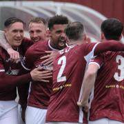 Kelty Hearts, who defeated Brora Rangers 6-1 on aggregate to set up the Brechin City tie, are at home for the first leg on Tuesday. Photo: Jim Payne.