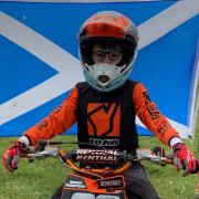 Mason Robertson, 8, was in impressive form at the Aberdeen and District Motocross Championships recently.