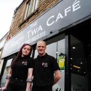 Lesley Hamilton and Gary Spence of Forty Twa Cafe. Photo: David Wardle.