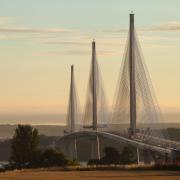 Man reported after three-car crash near Queensferry Crossing