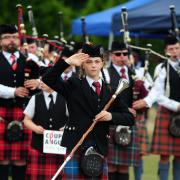 Benarty Pipe Band and Highland Dancing. Photo: David Wardle