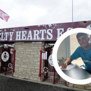 Lewis O'Donnell (inset) has joined Kelty Hearts.