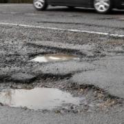 Potholes and other road defects have been reported by the councillor.