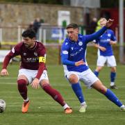 Kelty Hearts captain, Tam O'Ware, was stretchered off during Saturday's win over Queen of the South.