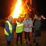 Cardenden community bonfire and fireworks. (Photo by David Wardle)