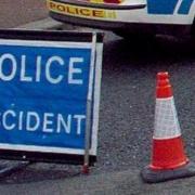 A cyclist is to be reported to the Procurator Fiscal after a collision by the M90 near Crossgates.
