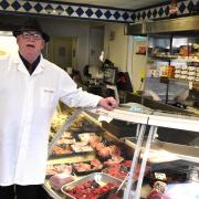 William Stark who is saying farewell to his butcher's store after nearly 40 years at the helm.
