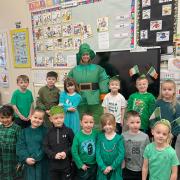 St Patrick's Primary School celebrate their patron saint.
