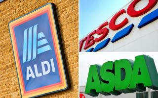 Asda, Tesco and Aldi among supermarkets sharing argent health warnings. (PA)