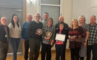 The winners of the 2024 Benarty Citizen of the Year Awards